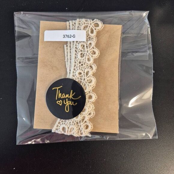 Lace, Vintage Ivory Cotton Edging 1" wide x 3/4 yds - Picture 3 of 3